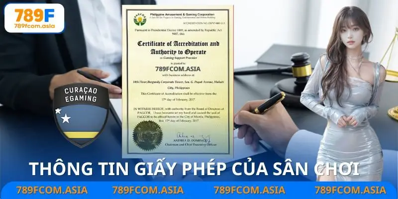 Công nghệ bảo mật và giấy tờ liên quan đến hoạt động của 789F